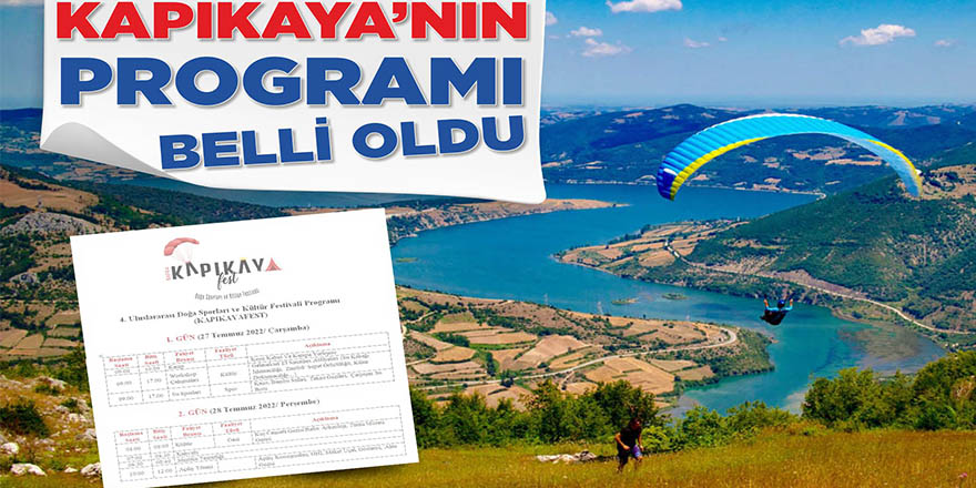 KAPIKAYAFEST 2022'nin programı belli oldu