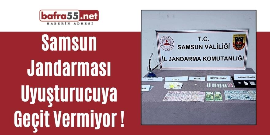 Samsun Jandarması Uyuşturucuya Geçit Vermiyor !