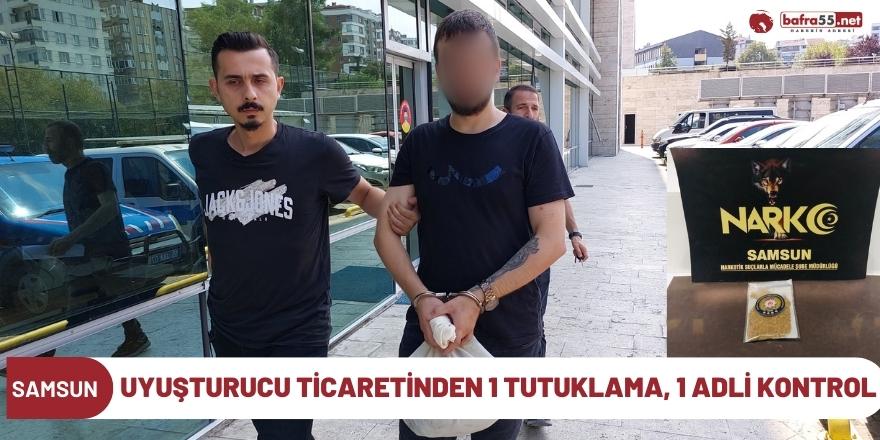 Uyuşturucu ticaretinden 1 tutuklama, 1 adli kontrol