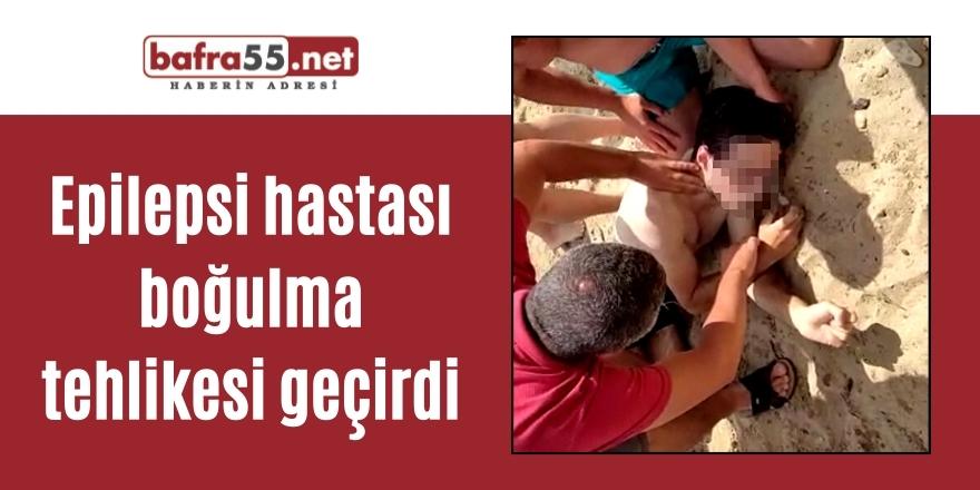 Epilepsi hastası boğulma tehlikesi geçirdi