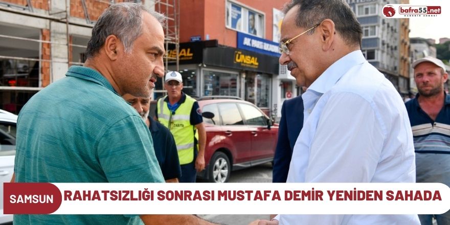 Rahatsızlığı sonrası Mustafa Demir Yeniden Sahada