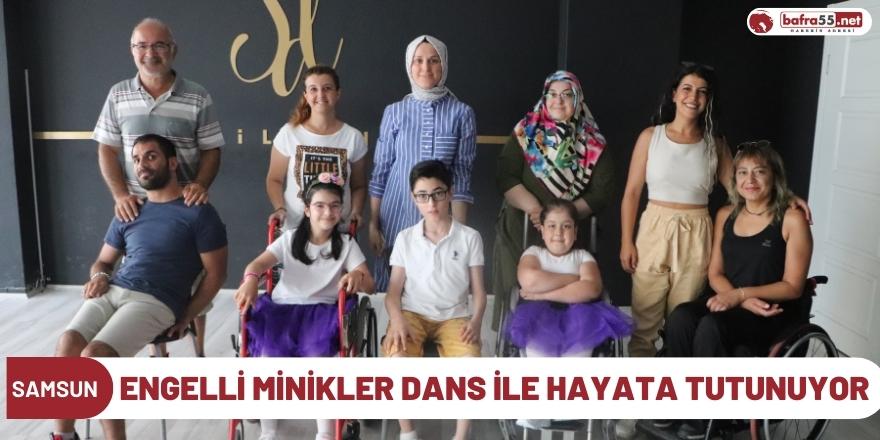 Engelli minikler dans ile hayata tutunuyor