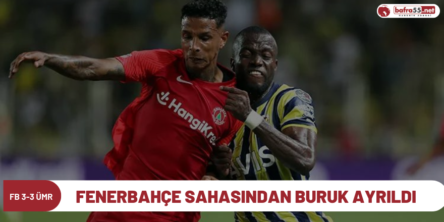 Fenerbahçe Sahasından Buruk Ayrıldı