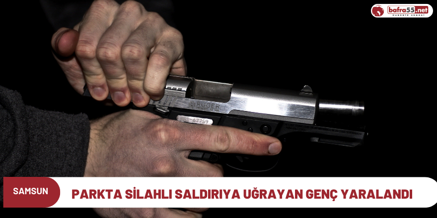 Parkta silahlı saldırıya uğrayan genç yaralandı