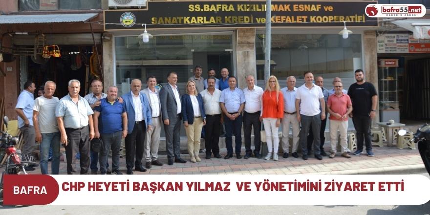 CHP Heyeti Başkan Yılmaz  ve Yönetimini Ziyaret Etti