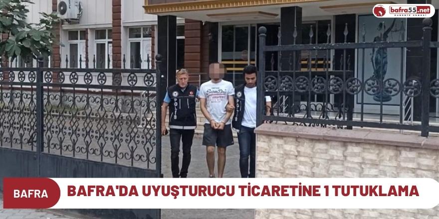 Bafra'da uyuşturucu ticaretine 1 tutuklama