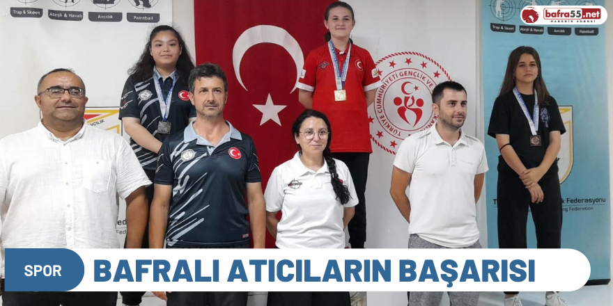 Bafralı atıcıların başarısı