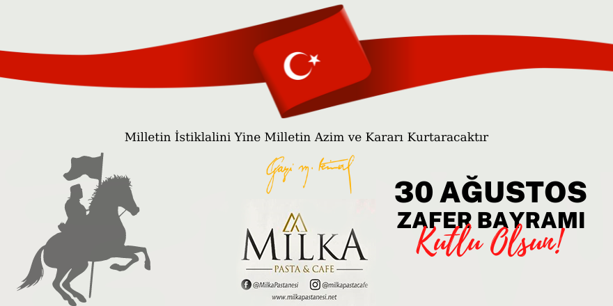 Milka Pastaneleri Zafer Bayramı Kutlaması