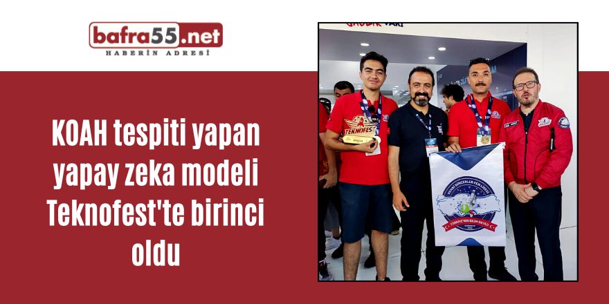 KOAH tespiti yapan yapay zeka modeli Teknofest'te birinci oldu