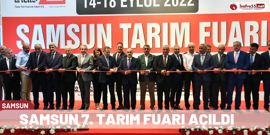 Samsun 7. Tarım Fuarı açıldı