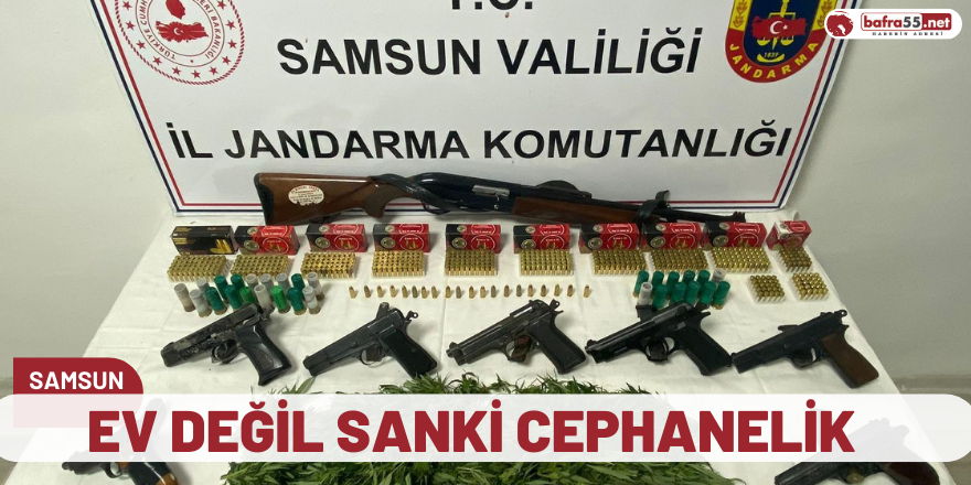 Ev değil sanki cephanelik