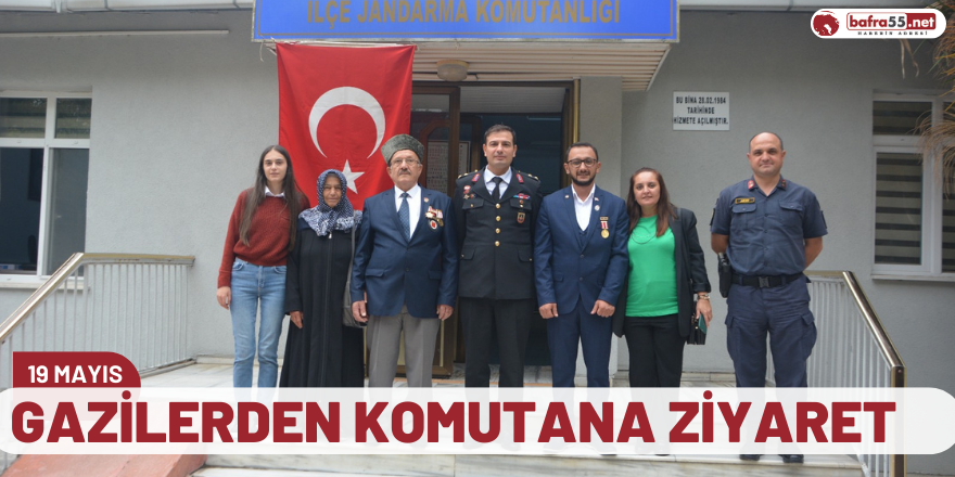 Gazilerden Komutana Ziyaret