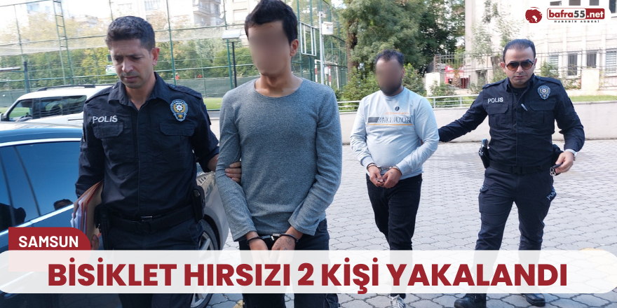 Bisiklet hırsızı 2 kişi yakalandı