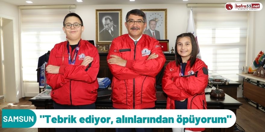 Başkan Çelik TEKNOFEST'in şampiyonlarını altınla ödüllendirdi