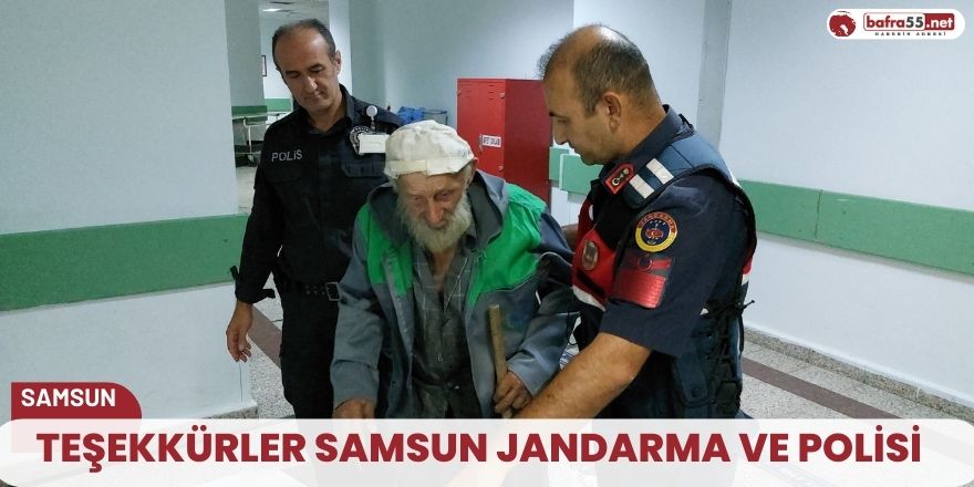 Teşekkürler Samsun Jandarma ve Polisi