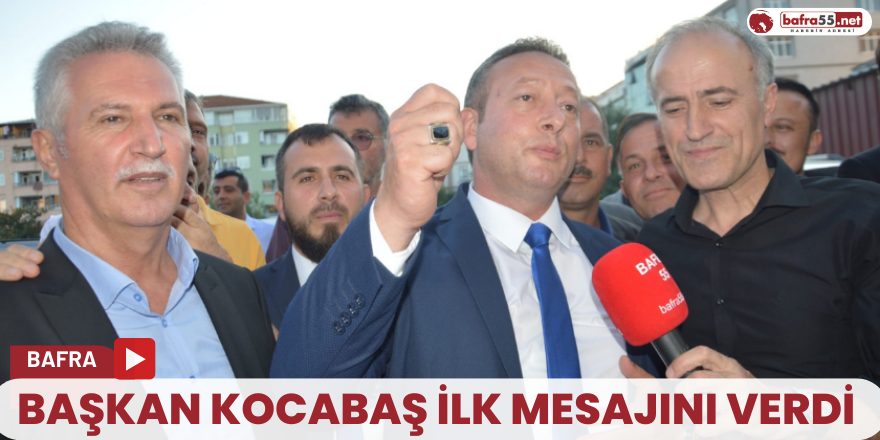 Bafra TSO yeni başkanı Serdal Sefa Kocabaş