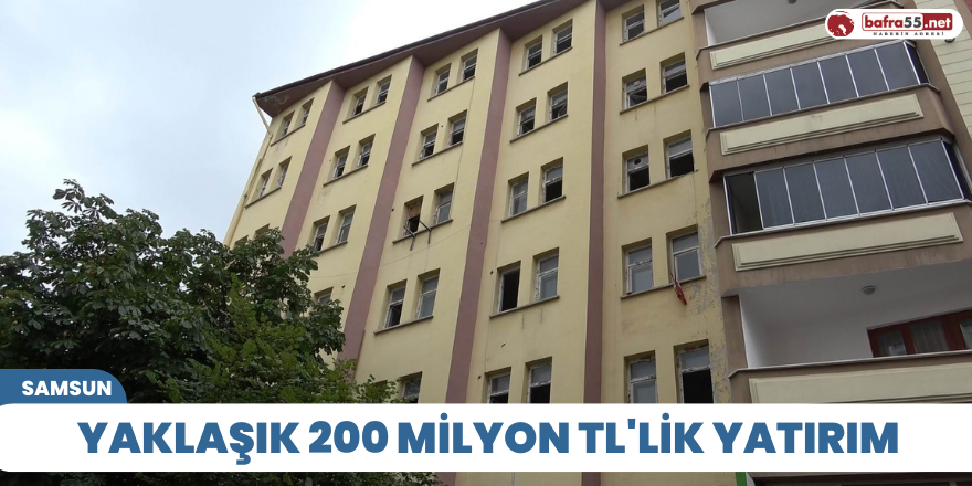 Çevre, Şehircilik ve İklim Değişikliği Müdürlüğü'nden yaklaşık 200 milyon TL'lik yatırım