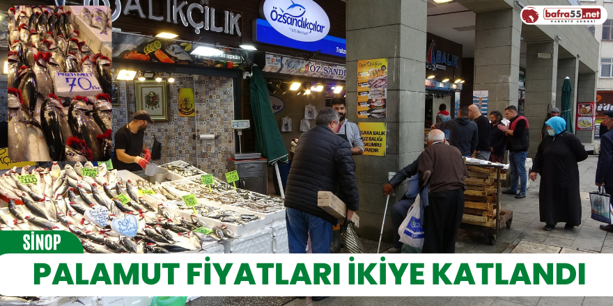 Fırtınada balıkçılar denize açılamayınca palamut fiyatları ikiye katlandı