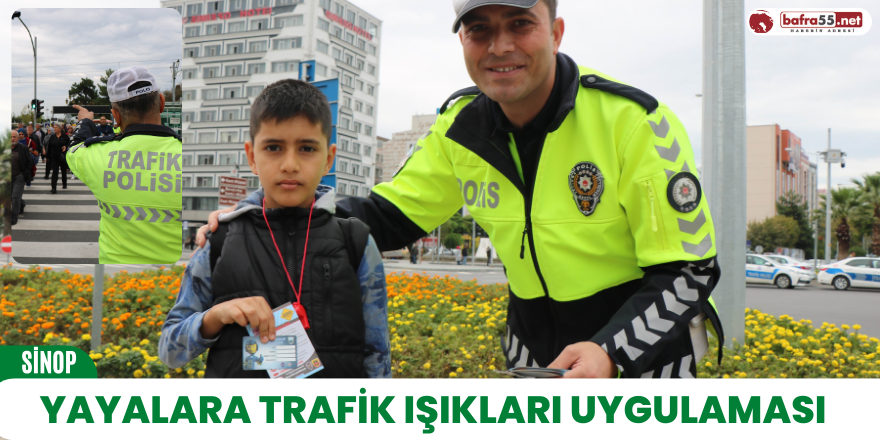 Yayalara trafik ışıkları uygulaması