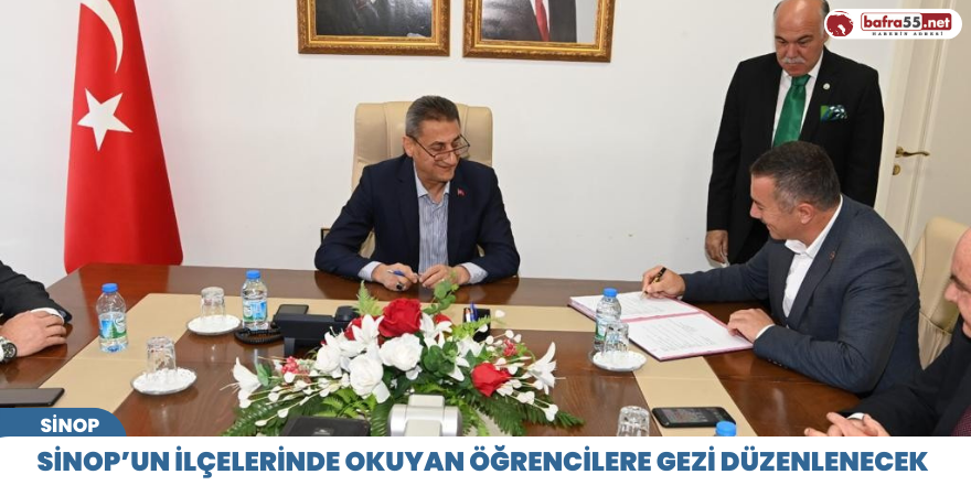 Sinop’un ilçelerinde okuyan öğrencilere gezi düzenlenecek