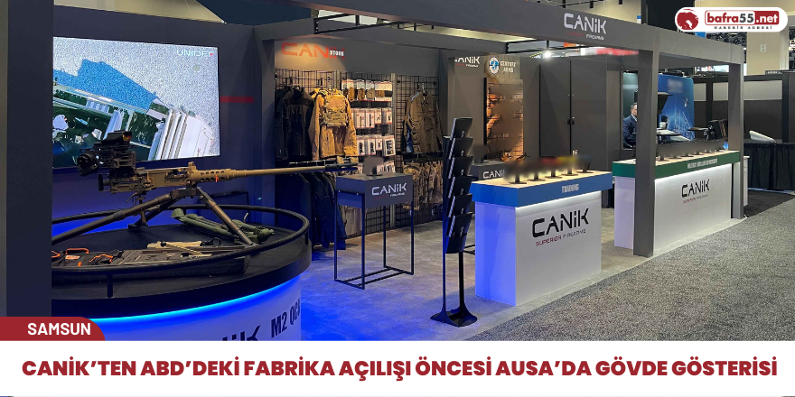 CANiK’ten ABD’deki fabrika açılışı öncesi AUSA’da gövde gösterisi