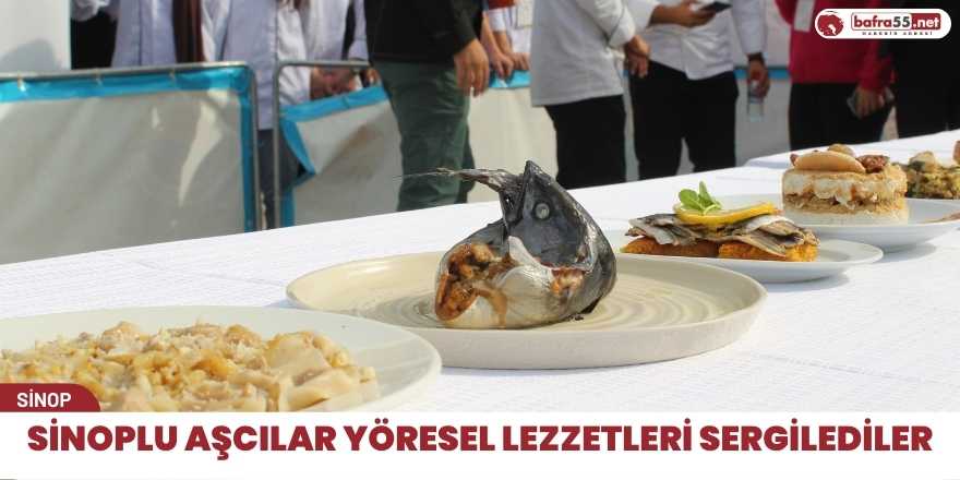 Sinoplu aşcılar yöresel lezzetleri sergilediler