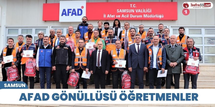 AFAD gönüllüsü Öğretmenler