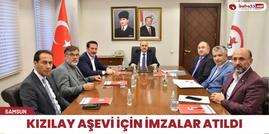 Kızılay aşevi için imzalar atıldı