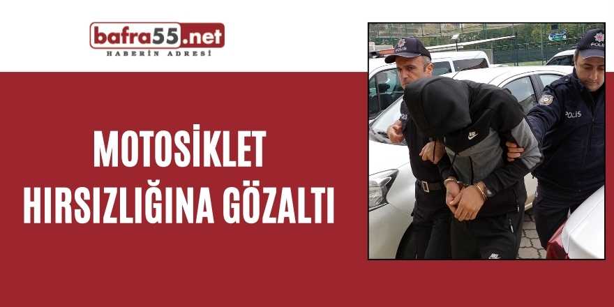 Motosiklet hırsızlığına gözaltı