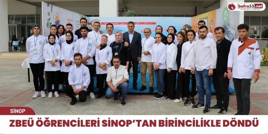 ZBEÜ öğrencileri Sinop’tan birincilikle döndü