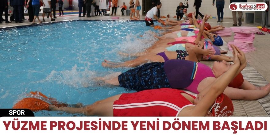 Yüzme projesinde yeni dönem başladı