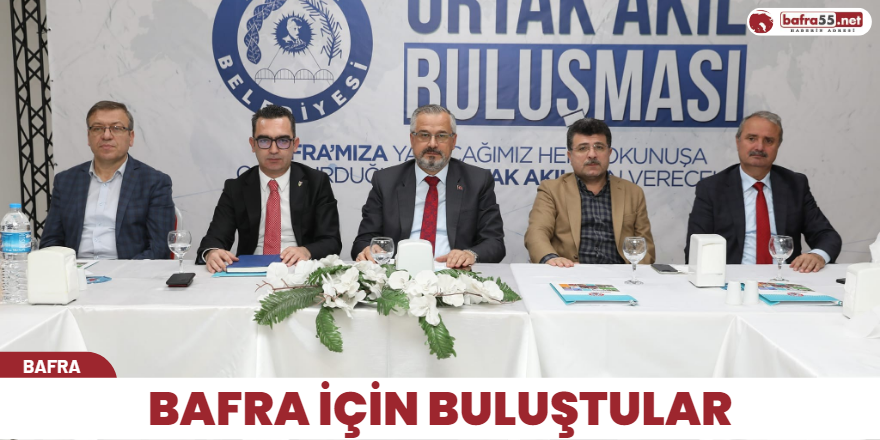 Bafra için Buluştular