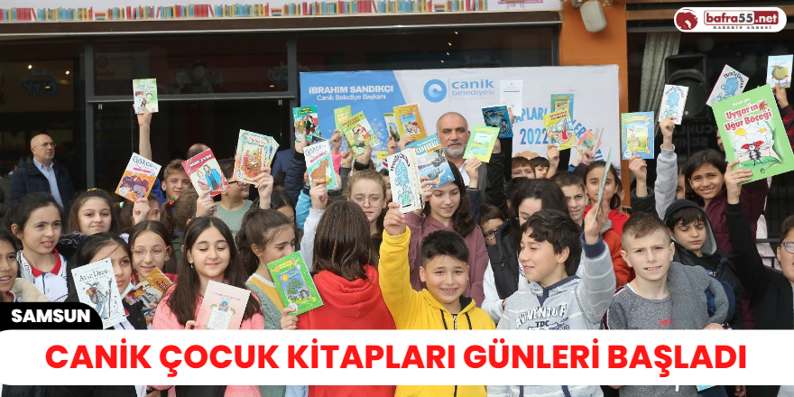 Canik Çocuk Kitapları Günleri Başladı