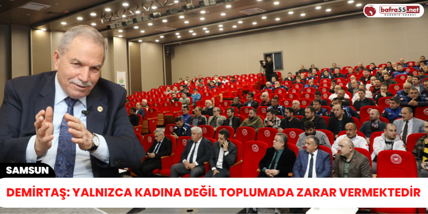 Demirtaş: Yalnızca kadına değil toplumada zarar vermektedir