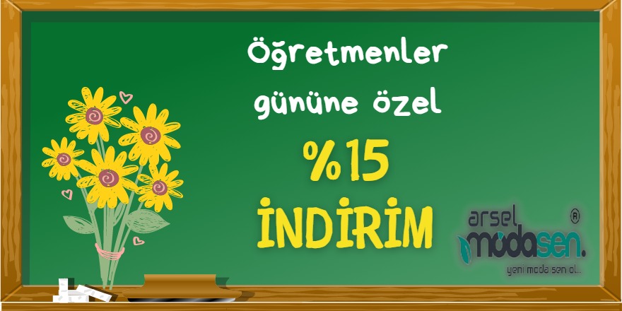 Modasen'den Öğretmenler Gününe Özei %15 İndirim