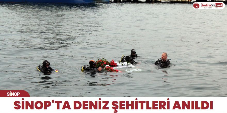 Sinop'ta deniz Şehitleri anıldı