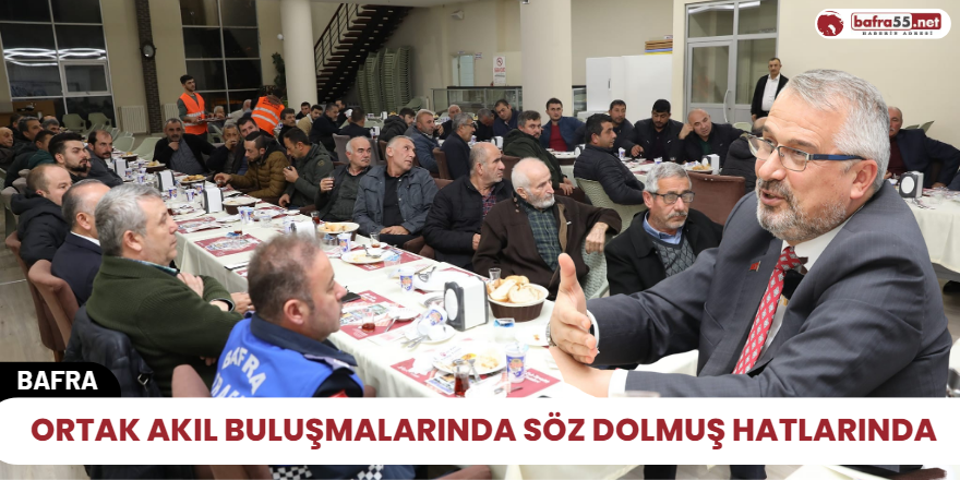 Ortak akıl buluşmalarında söz dolmuş hatlarında