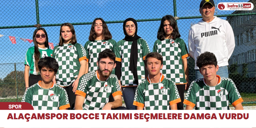 Alaçamspor Bocce Takımı seçmelere damga vurdu