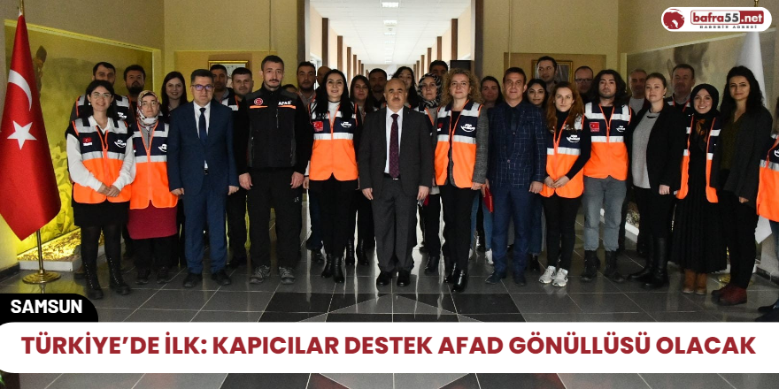 Türkiye’de ilk: Kapıcılar destek AFAD gönüllüsü olacak