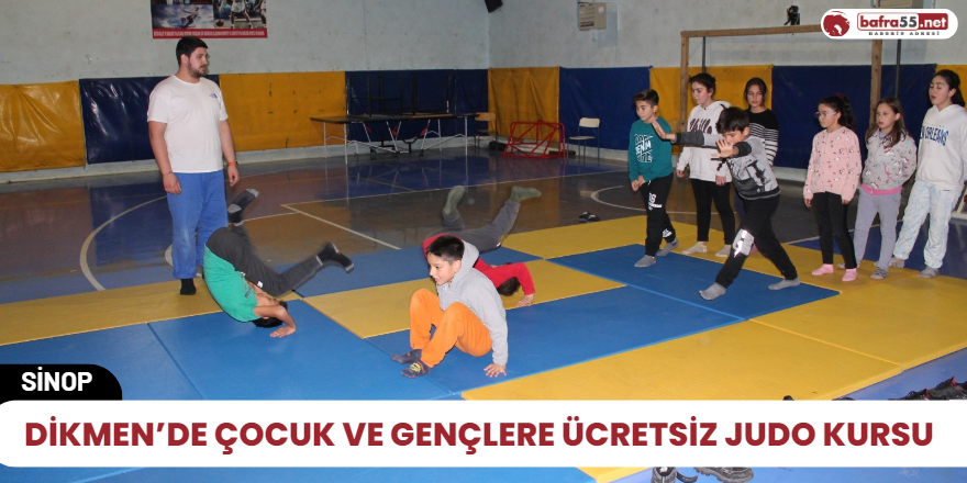 Dikmen’de çocuk ve gençlere ücretsiz judo kursu