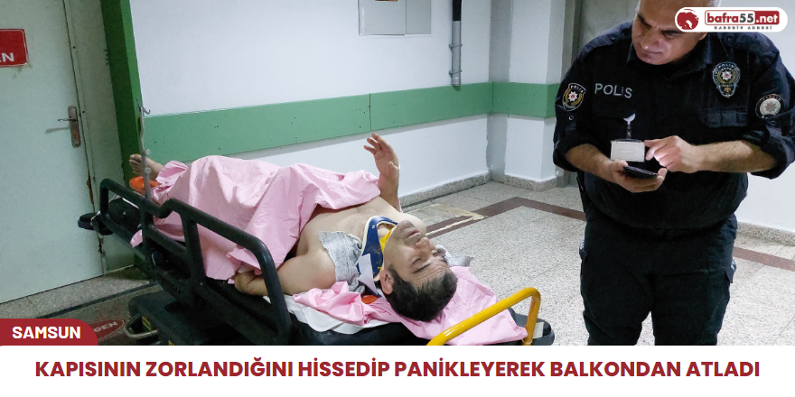 Kapısının zorlandığını hissedip panikleyerek balkondan atladı