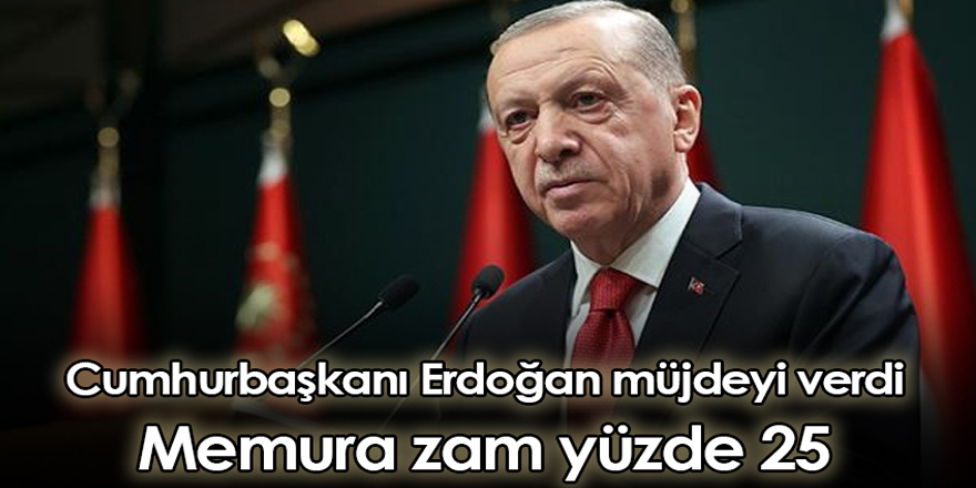 Cumhurbaşkanı Erdoğan milyonların beklediği zam oranını açıkladı