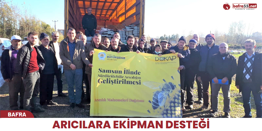 Arıcılara ekipman desteği