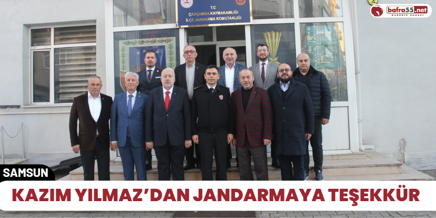 Kazım Yılmaz’dan jandarmaya teşekkür