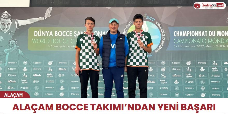 Alaçam Bocce Takımı’ndan yeni başarı