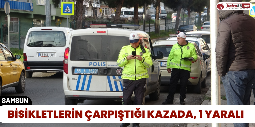 Bisikletlerin Çarpıştığı Kazada, 1 Yaralı