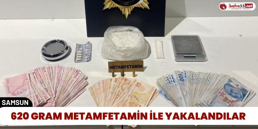 620 Gram Metamfetamin İle Yakalandılar