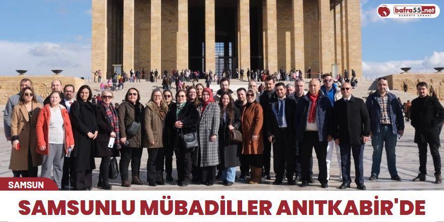 Samsunlu mübadiller Anıtkabir'de