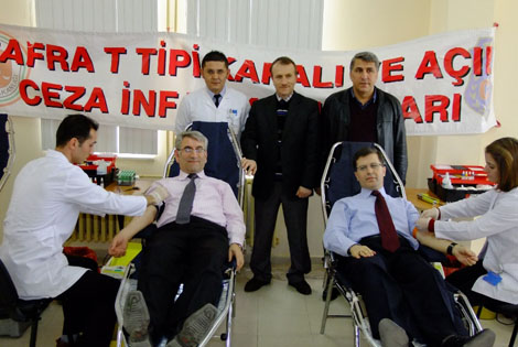 Bafra T Tipi Kapalı Ceza İnfaz Kurumundan Anlamlı Kan Bağışı