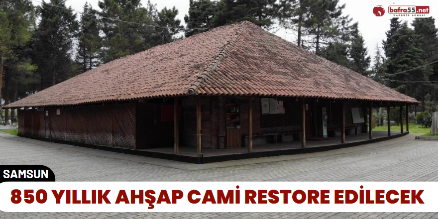 850 Yıllık Ahşap Cami Restore Edilecek